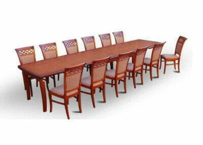 Stół Baron + Krzesła W3 klasyczny duży elegancki drewniany