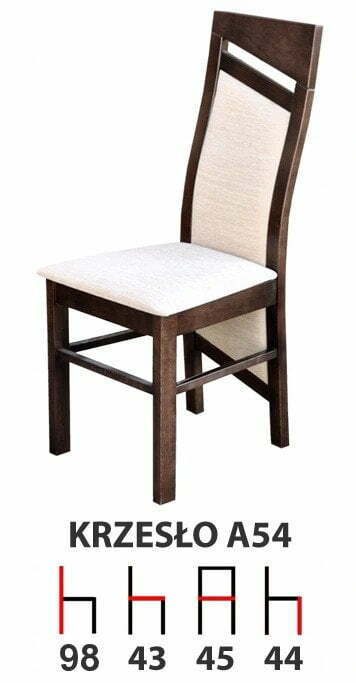 Stół Nico + Krzesła A54 firmy Meble Ares 4