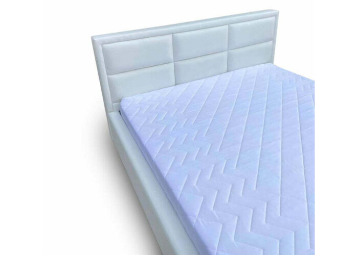 Eleganckie łóżko tapicerowane Barcelona 2 z pojemnikiem na pościel