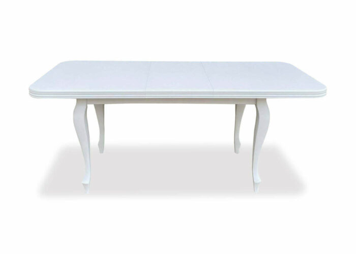 Ludwikowy stół Viktor z tapicerowanymi krzesłami K6