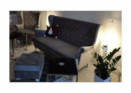 Sofa uszak III + Fotel uszak + Podnóżek firmy Meble Ares