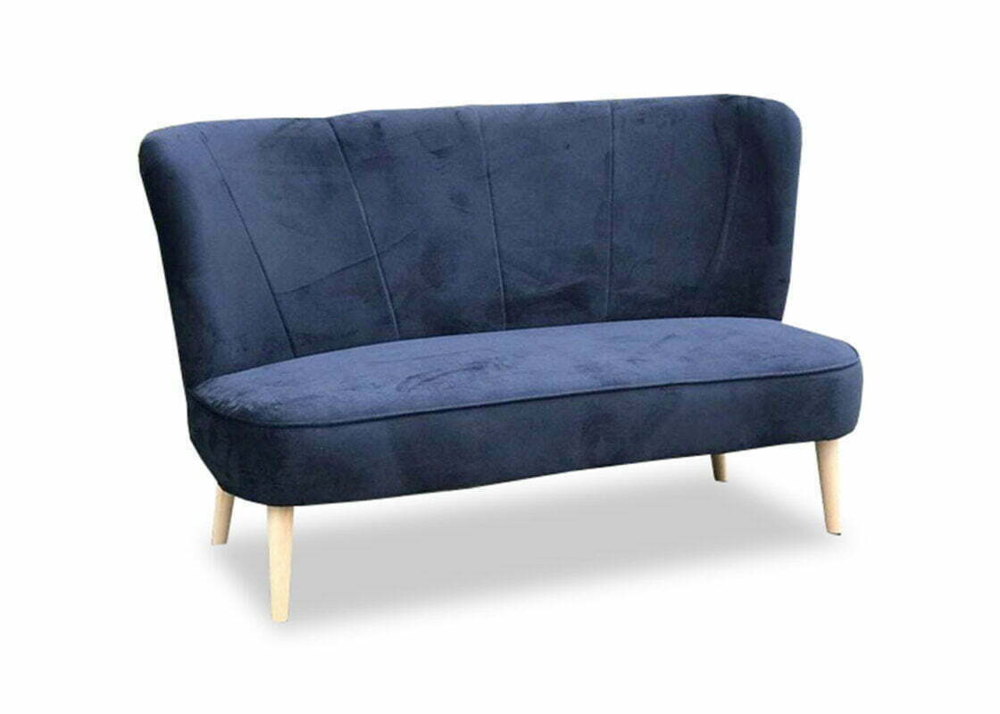 Skandynawska tapicerowana sofa Retro