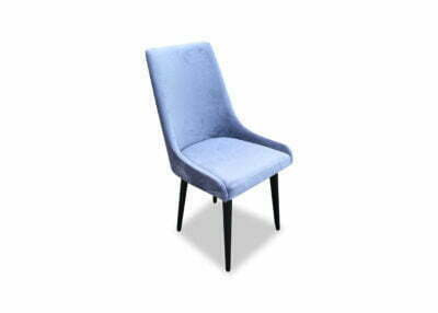 Loftowe tapicerowane krzesło Massimo na metalowych nogach