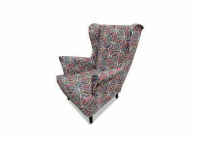 Fotel Uszak Malawi tapicerowany skandynawski premium nowoczesny