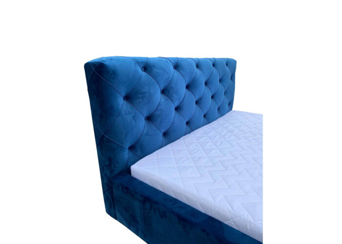 Loftowe łóżko tapicerowane Signal do sypialni