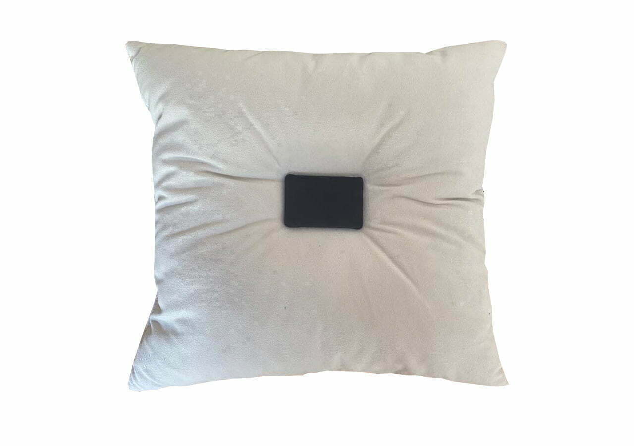 Poduszka z prostokątem, dekoracyjna, kwadratowa