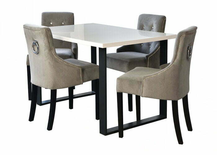 Krzesło Karen-Kryształki,Pinezki,Kołatka firmy Meble Ares 5
