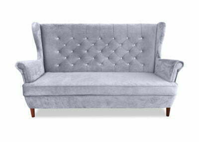 Sofa uszak z przeszyciami po całości 2/3 os, pikowana, elegancka, nowowczesna