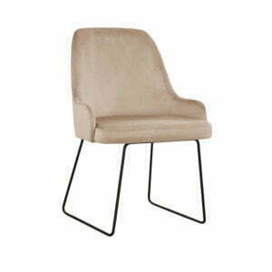 Krzesło And Ski glamour tapicerowane nowoczesne designerskie