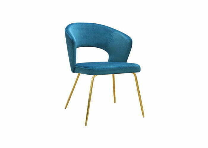Krzesło Bost Ideal Gold vintage loft nowoczesne tapicerowane