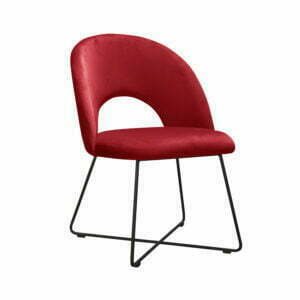 Krzesło Dem nogi metalowe nowoczesne vintage design