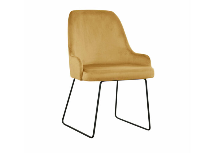 Krzesło And Ski glamour tapicerowane nowoczesne designerskie