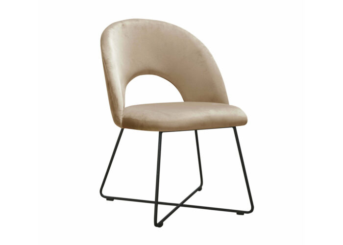 Krzesło Dem nogi metalowe nowoczesne vintage design