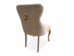 Krzesło Madame 2 Ludwik glamour nowoczesne pikowane Amor Velvet 04