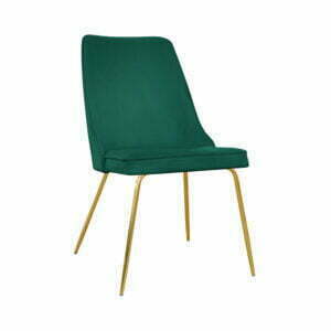 Krzesło Jense Ideal Gold tapicerowane loftowe skandynawskie