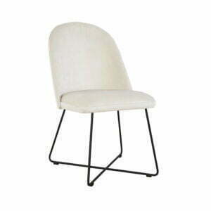 Krzesło Juliett Cross tapicerowane nowoczesne loftowe