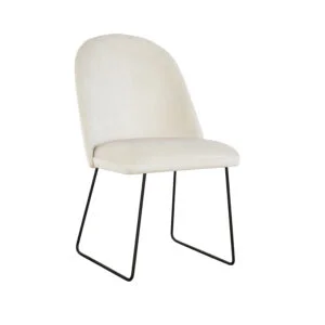 Krzesło Juliett Ski skandynawskie nowoczesne tapicerowane