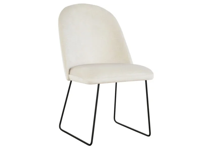 Krzesło Juliett Ski skandynawskie nowoczesne tapicerowane