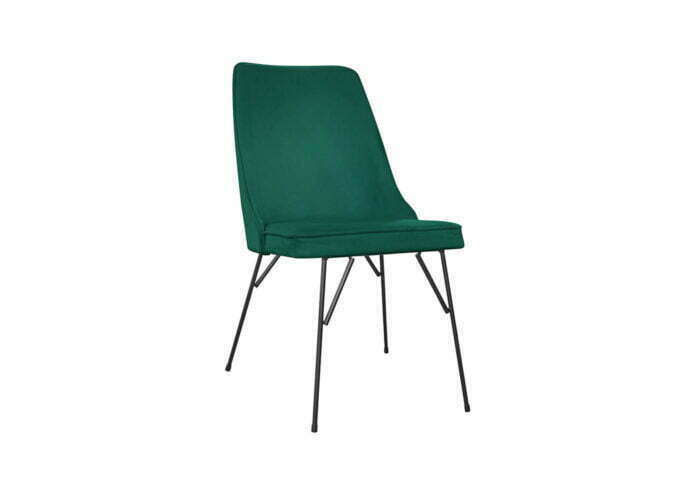 Krzesło Jense Spider tapicerowane nowoczesne metalowe nogi