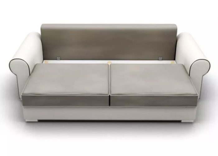 Sofa Belavio rozkładana kanapa funkcja spania praktyczny pojemnik na pościel