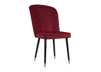 Krzesło Matil tapicerowane nowoczesne loftowe