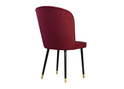 Krzesło Matil tapicerowane nowoczesne loftowe