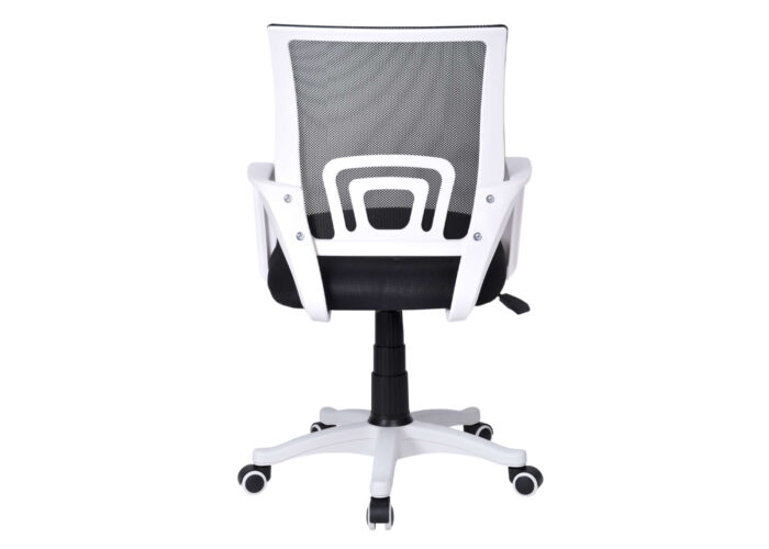 Fotel biurowy Bianka biały - czarny
