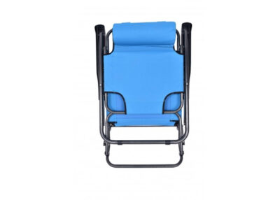 Fotel Leżak LONGI - niebieski