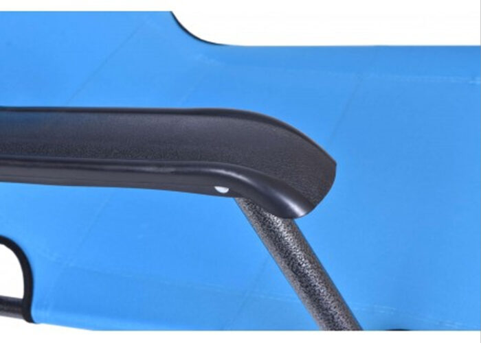 Fotel Leżak LONGI - niebieski