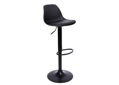 Hoker krzesło barowe RICO BLACK czarny