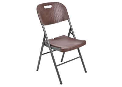 Krzesło cateringowe Rattani brązowe