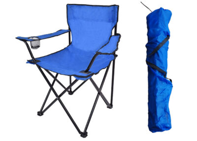 Składane krzesło wędkarskie HURON - niebieski