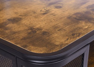 Stolik loftowy kawowy Sarro rustykalny 120 cm