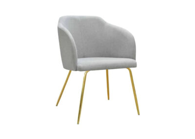 Krzesło Cli Ideal Gold złote nogi glamour