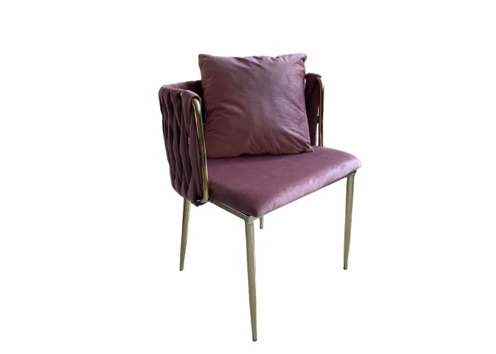 Eleganckie krzesło jadalniane plecione Magnum