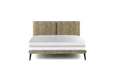Łóżko tapicerowane Selena, minimalistyczne, na wysokich nogach