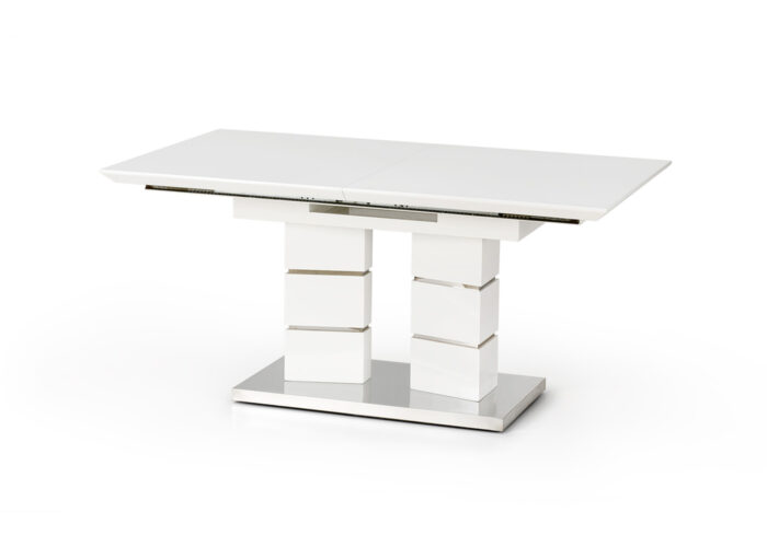 Rozkładany prostokatny stół Lordon w stylu glamour