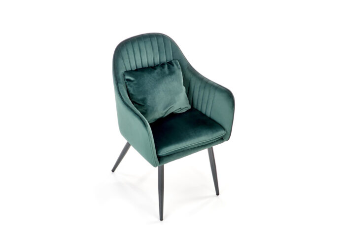 Eleganckie tapicerowane krzesło Pola z poduszką