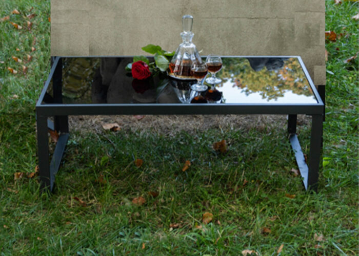 Aluminiowy stolik ogrodowy Tekko