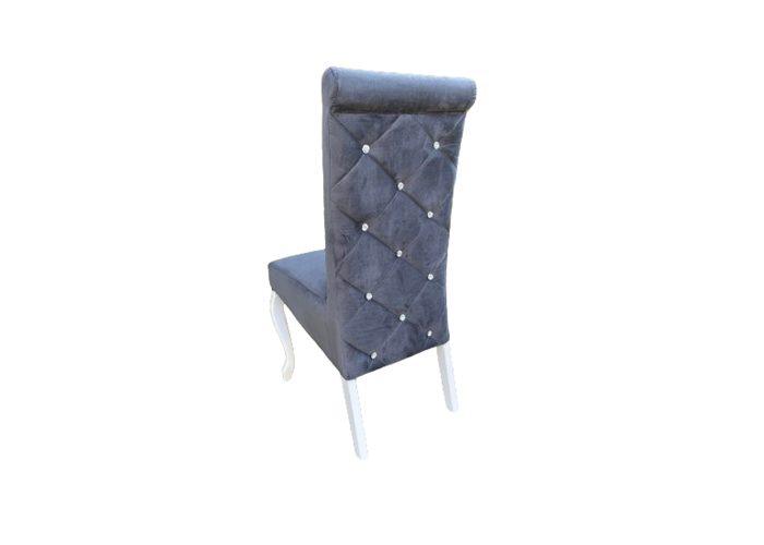 WYPRZEDAŻ! 2 sztuk nowoczesnych tapicerowanych krzeseł K6 z pikowanym tyłem
