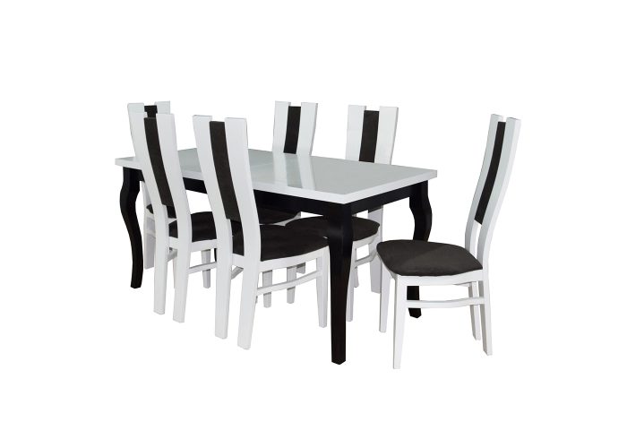 Stół Lingo + krzesła Luizana