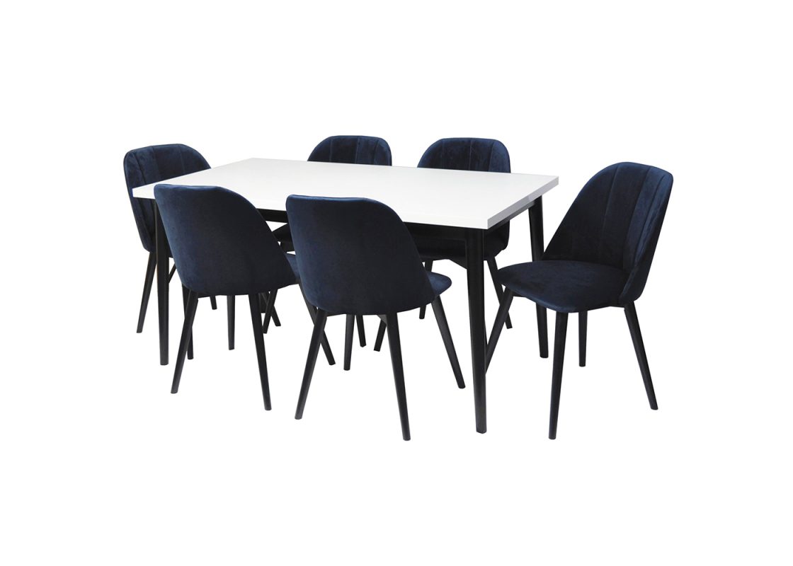 Odkryj styl i funkcjonalność z zestawem: rozkładany stół Walter i wygodne krzesła Gustaw I z elegancką tapicerką. Stwórz wyjątkową przestrzeń jadalnianą!