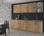 Renesme III - nowoczesny design, funkcjonalność, elegancja. Harmonijne połączenie bieli z drewnem. Nadaj kuchni wyjątkowy charakter!