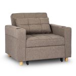 Fotel wypoczynkowy Bianco: elegancja, funkcjonalność. Trzy pozycje, pianka HR45, trwała tkanina. Idealny dla małych przestrzeni. Pasuje do różnych stylów.