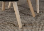 Fotel Medina: wygoda, nowoczesny design, tapicerka welurowa. Kolor: czarny, beżowy. Inwestycja w komfort i styl!