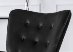 Fotel Trenton: elegancja, wygoda, welurowa tkanina. Pianka HR45, drewniane nóżki, stalowy stelaż. Kolor: szary, czarny, beżowy. Stylowy mebel dla chwil relaksu.