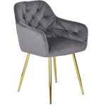 Krzesło Immizes 2: elegancja, komfort, funkcjonalność. Welur w różnych kolorach. Odporność na przetarcia. Miękka pianka HR45. Solidna konstrukcja.