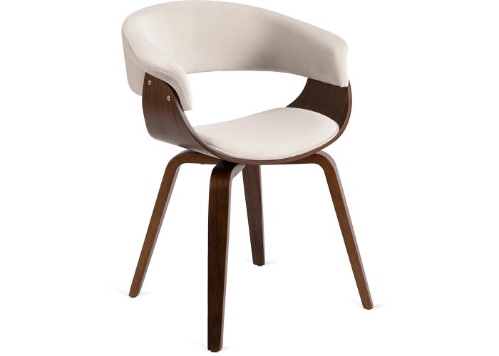 Krzesło Konna: funkcjonalne, wygodne, styl loftowy. Tapicerowane welurem, łatwe w czyszczeniu. Dodaj charakteru swojej przestrzeni!