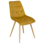Ożyw wnętrze stylem i komfortem - wybierz krzesło Vika 2! Elegancja, wyrazistość, tapicerka z weluru, pianka HR45, stalowe nogi. Idealne do różnych stylów!