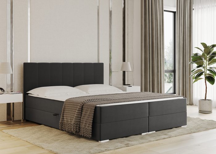 Nowoczesne łóżko kontynentalne Wonder o wyrafinowanym designie